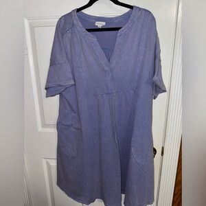 Boutique Blue V Dress 🫐